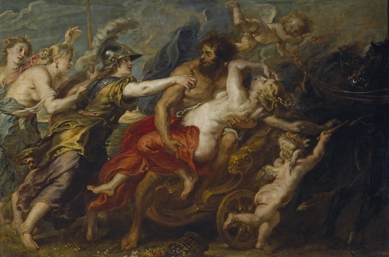 Våldtekten av Proserpina, 1636-1638 av Peter Paul Rubens