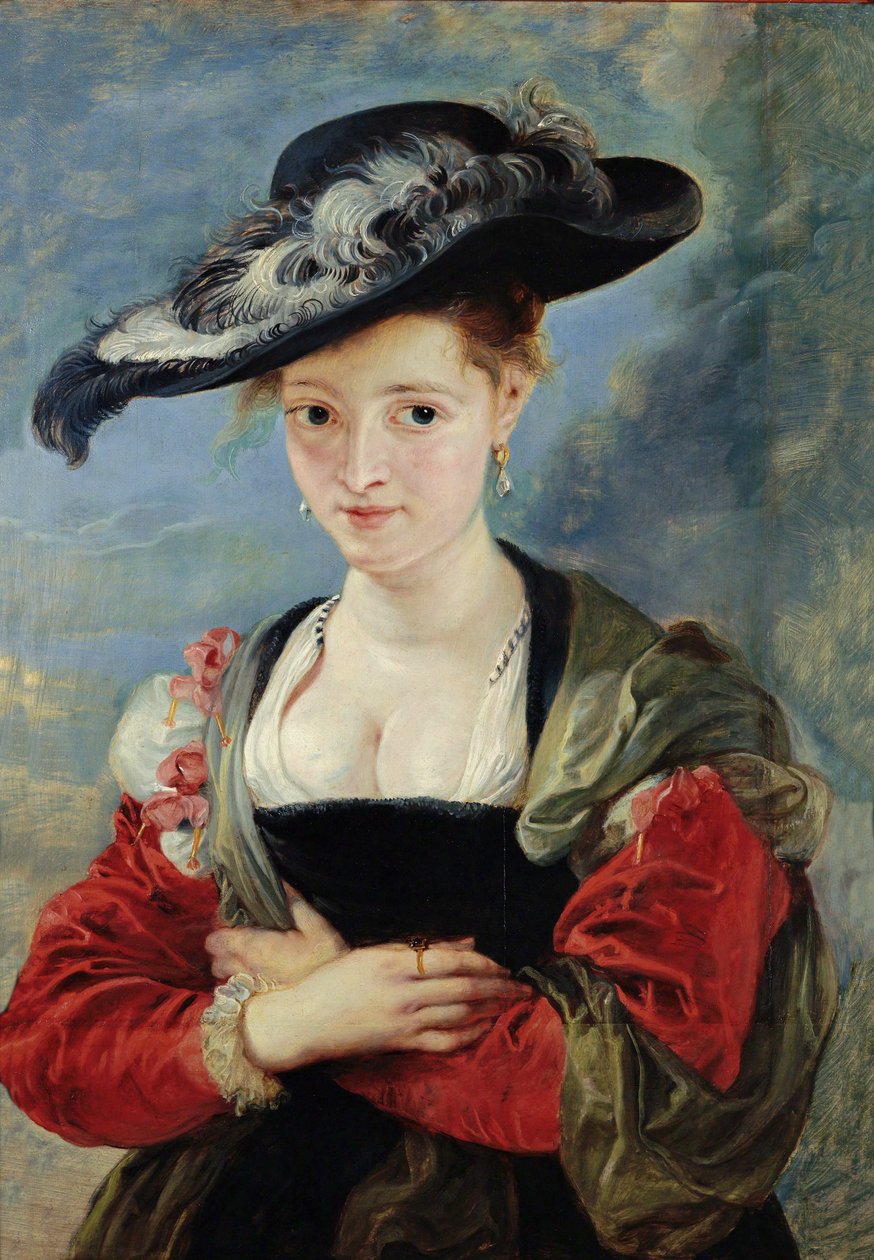 Hatt av halm av Peter Paul Rubens