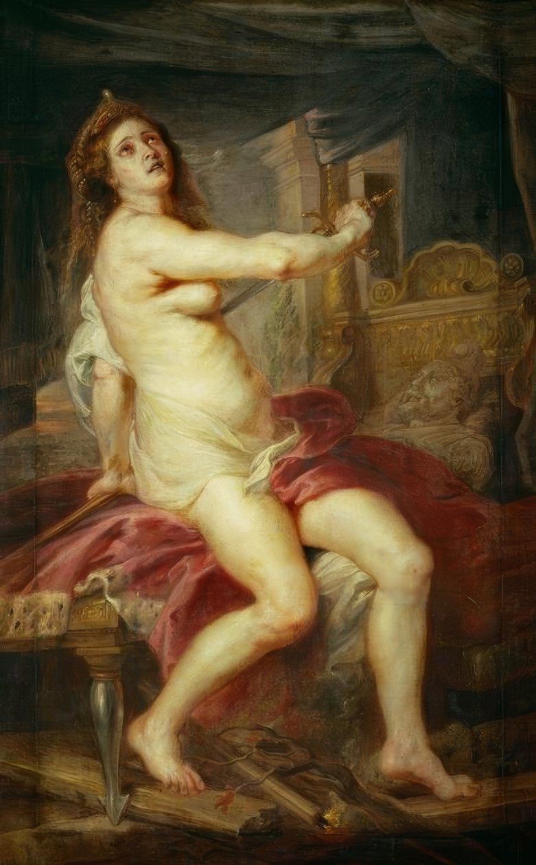 Didos död av Peter Paul Rubens