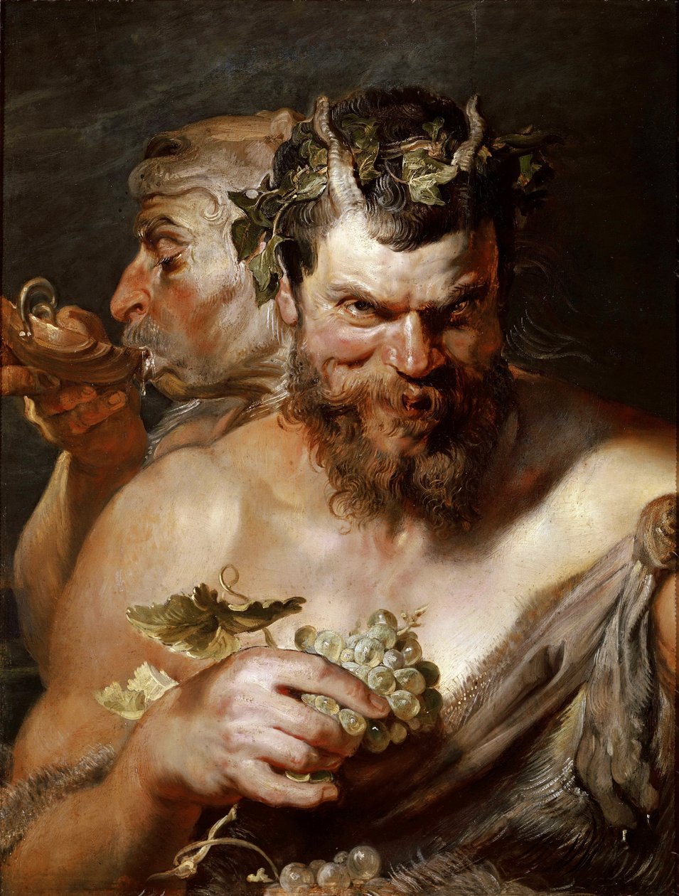 Två Satyrer, ca. 1617-1618. av Peter Paul Rubens