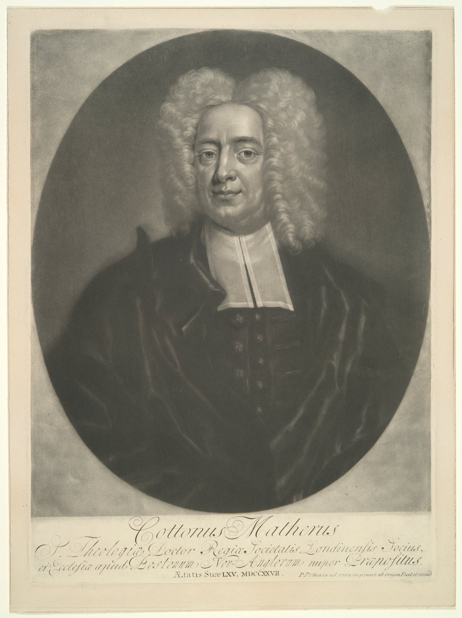 Cotton Mather av Peter Pelham