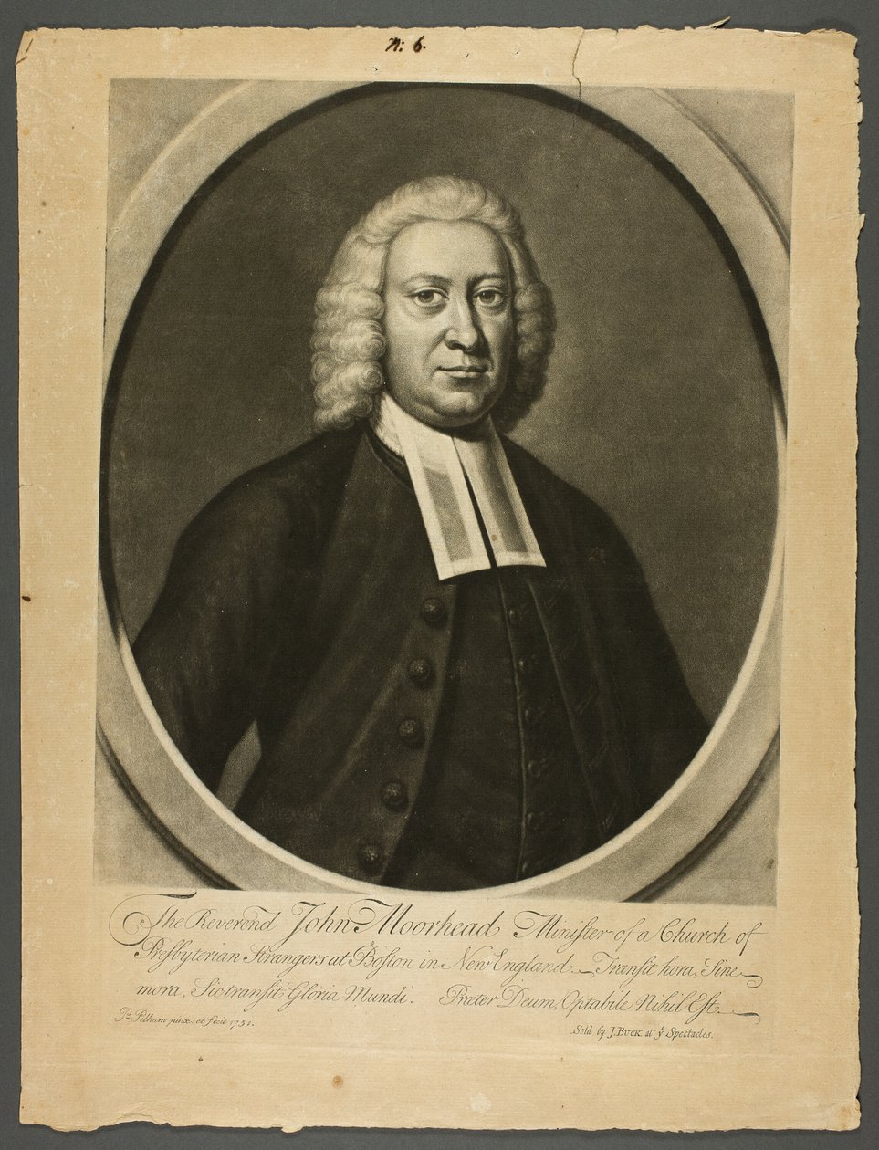 Pastor John Moorhead av Peter Pelham