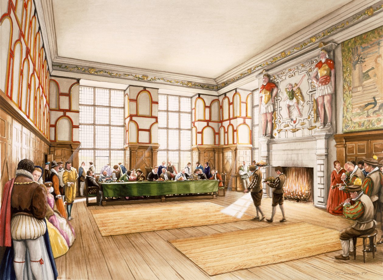 Hardwick Old Hall, c1590, c1990-2010. av Peter Urmston