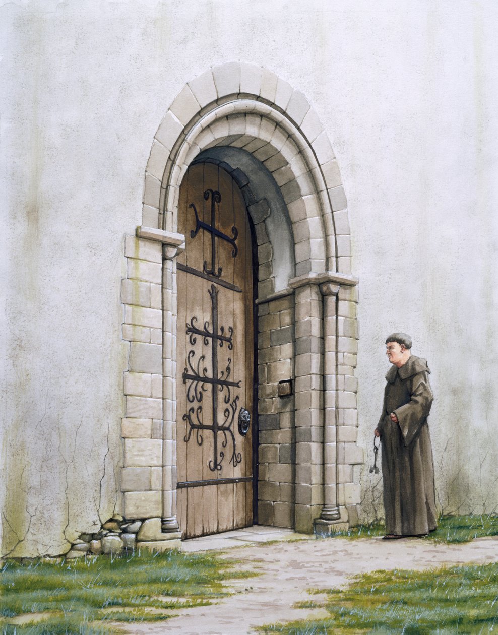 North Elmham Chapel, 1100-talet, 1990-2010 av Peter Urmston