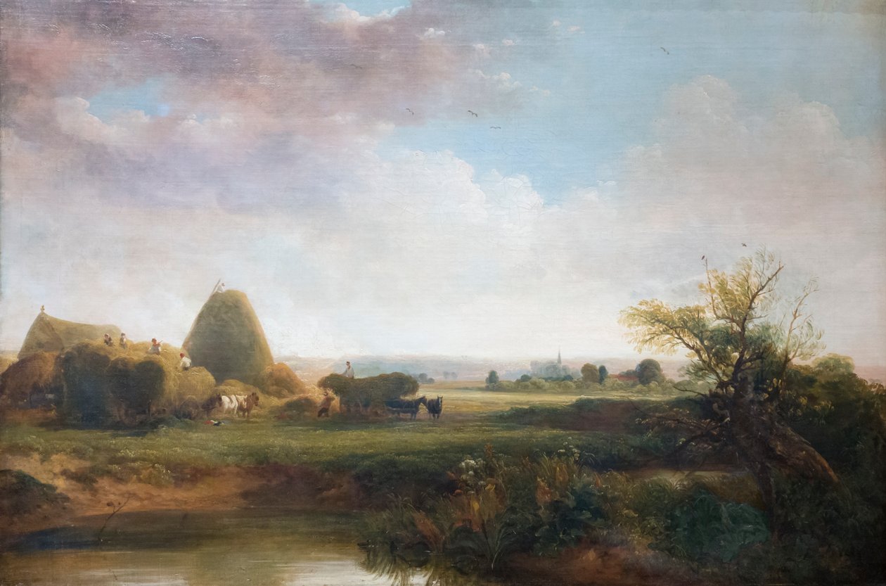 Slåtter, ca 1815-30 (olja på duk) av Peter de Wint