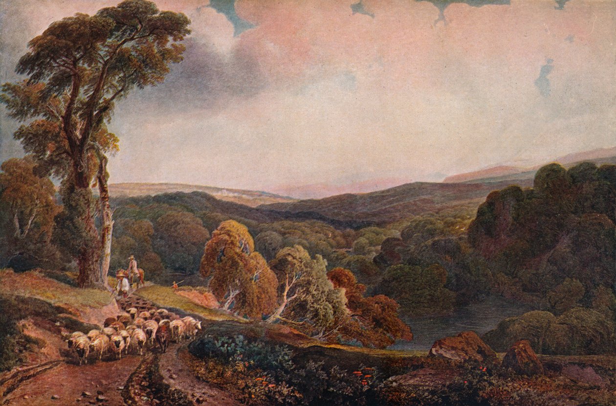 Nära Lowther Castle, c1818 av Peter de Wint