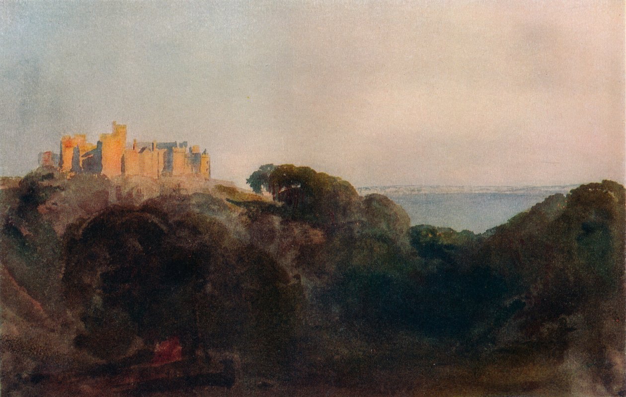 St. Donats Castle, Glamorganshire, 1924 av Peter de Wint