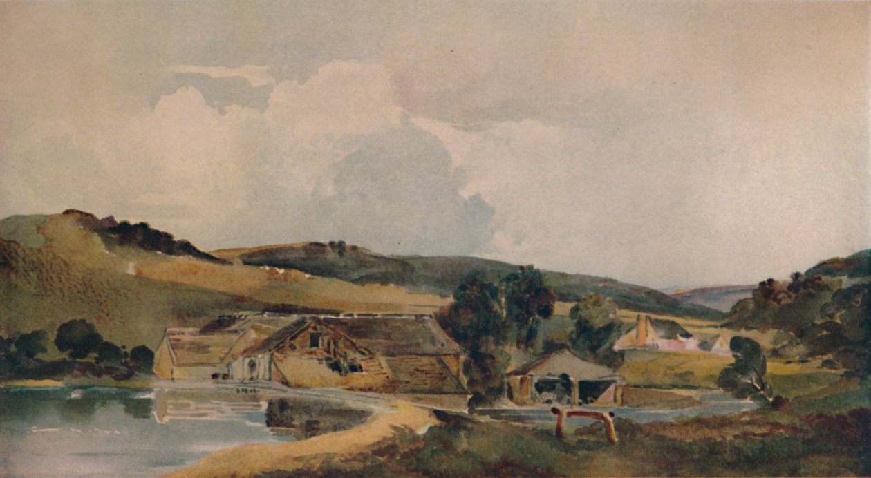 The Mill Stream, 1800-talet, 1935 av Peter de Wint