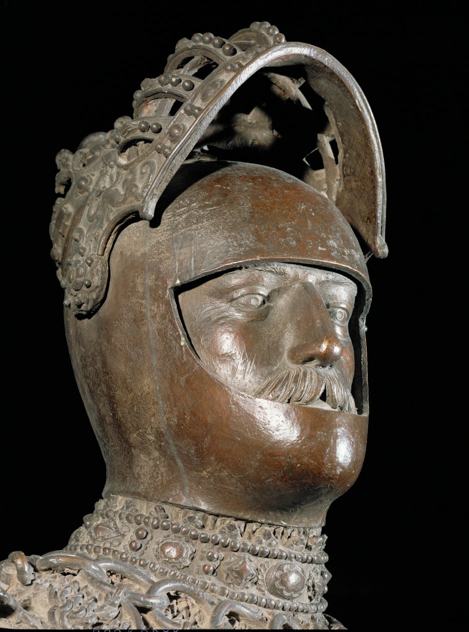 Kung Arthur av Storbritannien (brons) av Peter the Elder Vischer