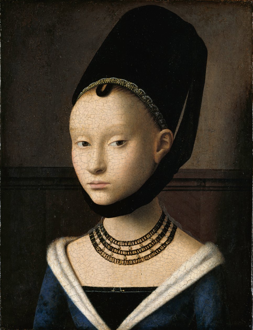 Porträtt av en ung kvinna av Petrus Christus
