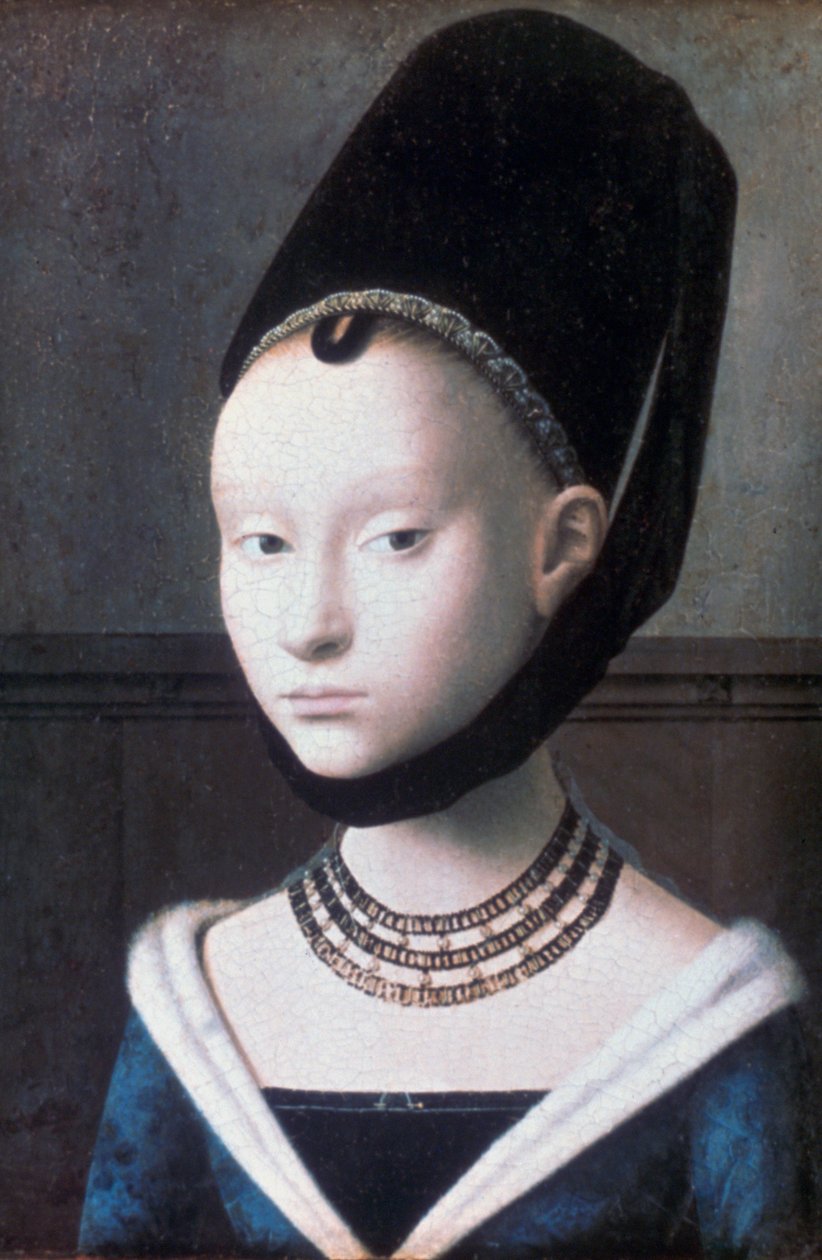 Porträtt av en ung flicka, c1460 av Petrus Christus