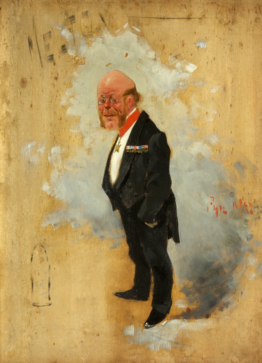 Melton Prior (olja på pannå) av Phil May
