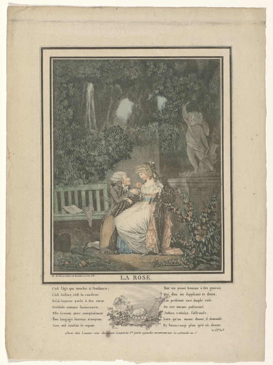 Rosen, 1788 av Philibert Louis Debucourt