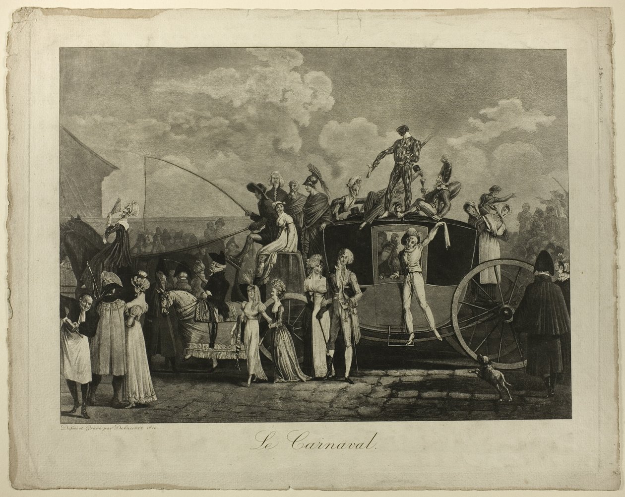 Karnevalen av Philibert Louis Debucourt