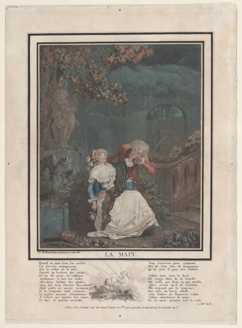 Handen, 1788. av Philibert Louis Debucourt