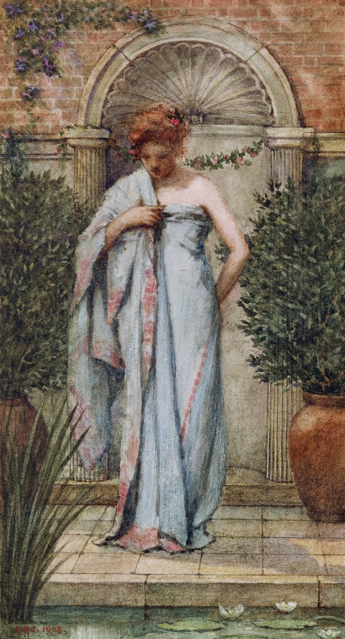 Efter badet, 1908 av Philip Burne Jones
