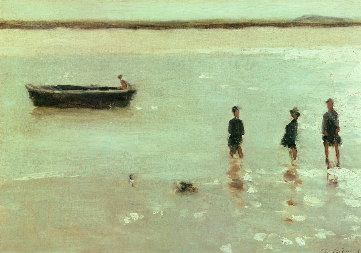 Beach at Etaples, 1887 (oc) av Philip Wilson Steer