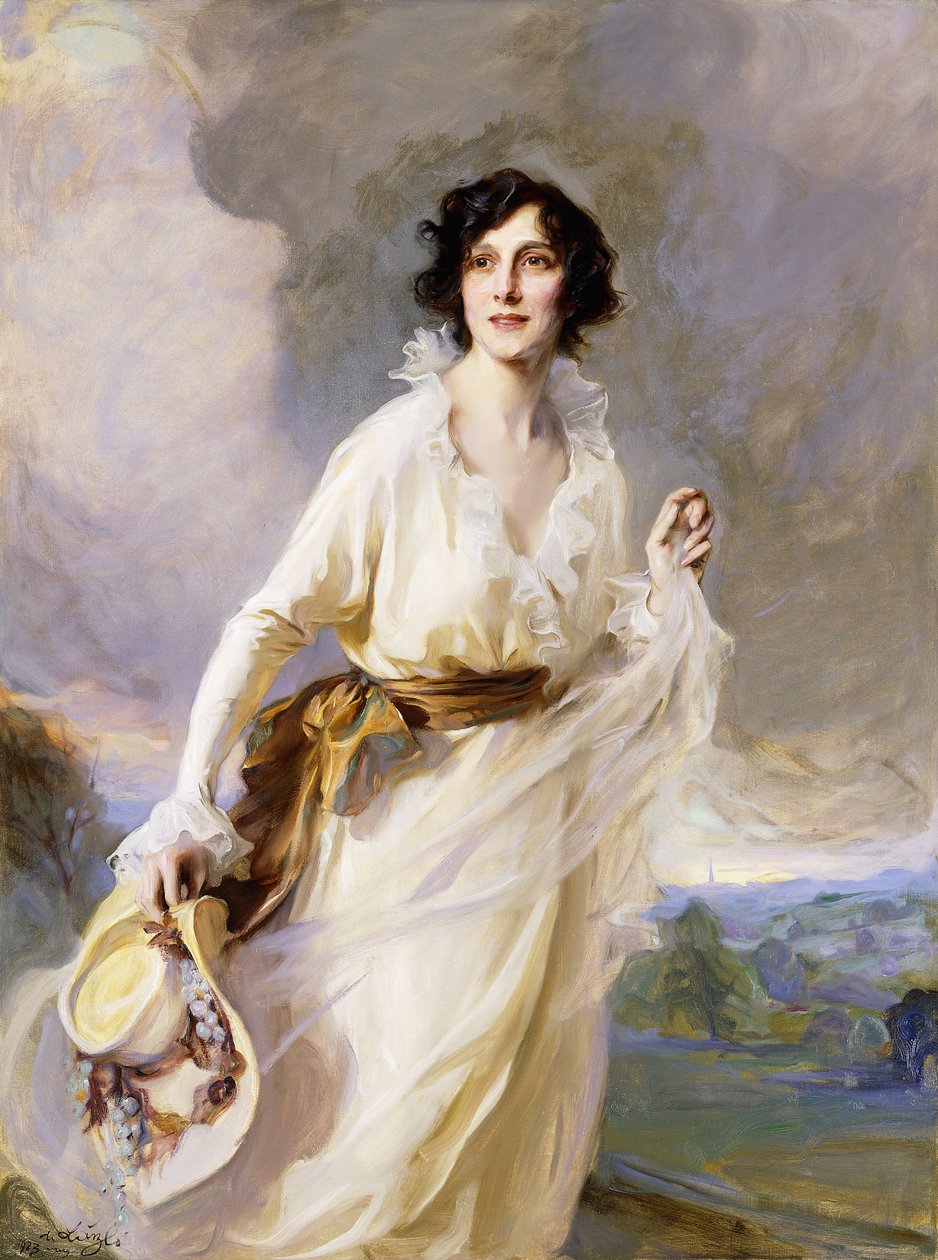 Porträtt av Lady Crosfield av Philip Alexius de Laszlo
