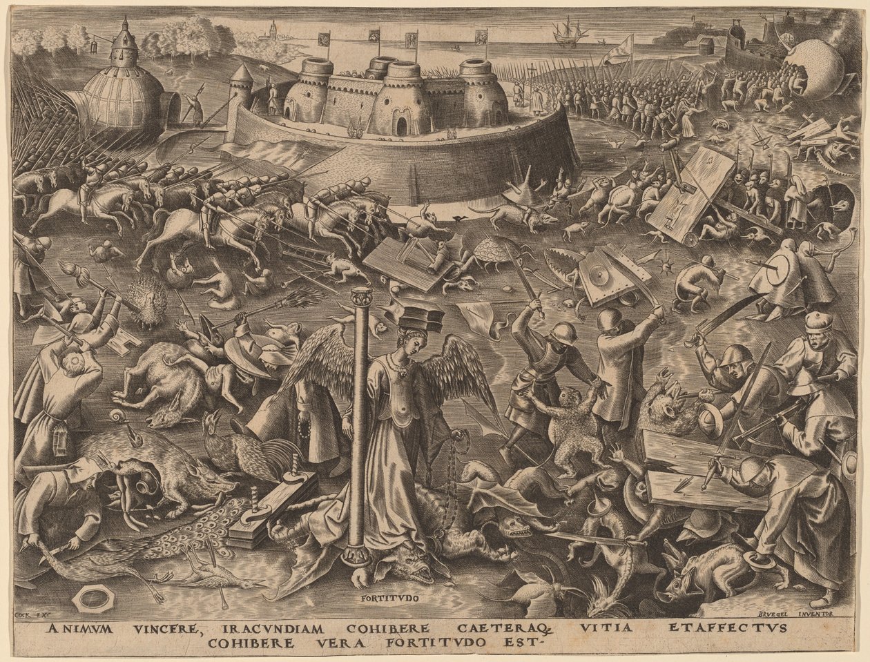 Mod av Philip Galle after Pieter Bruegel the Elder