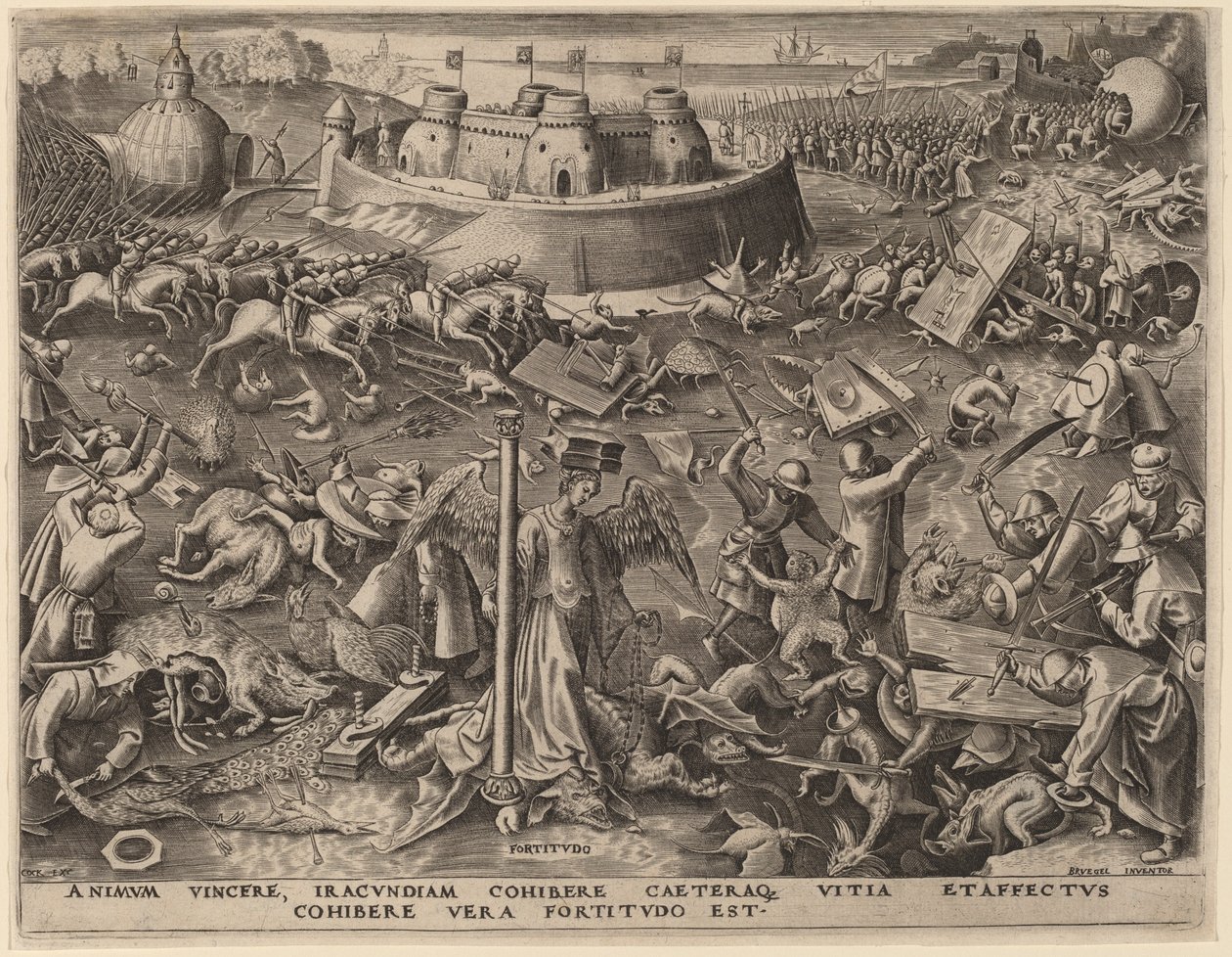 Mod av Philip Galle after Pieter Bruegel the Elder