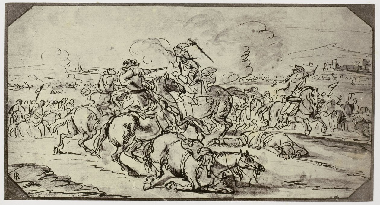 Burgundiska, en strid av Philip Henry Delamotte