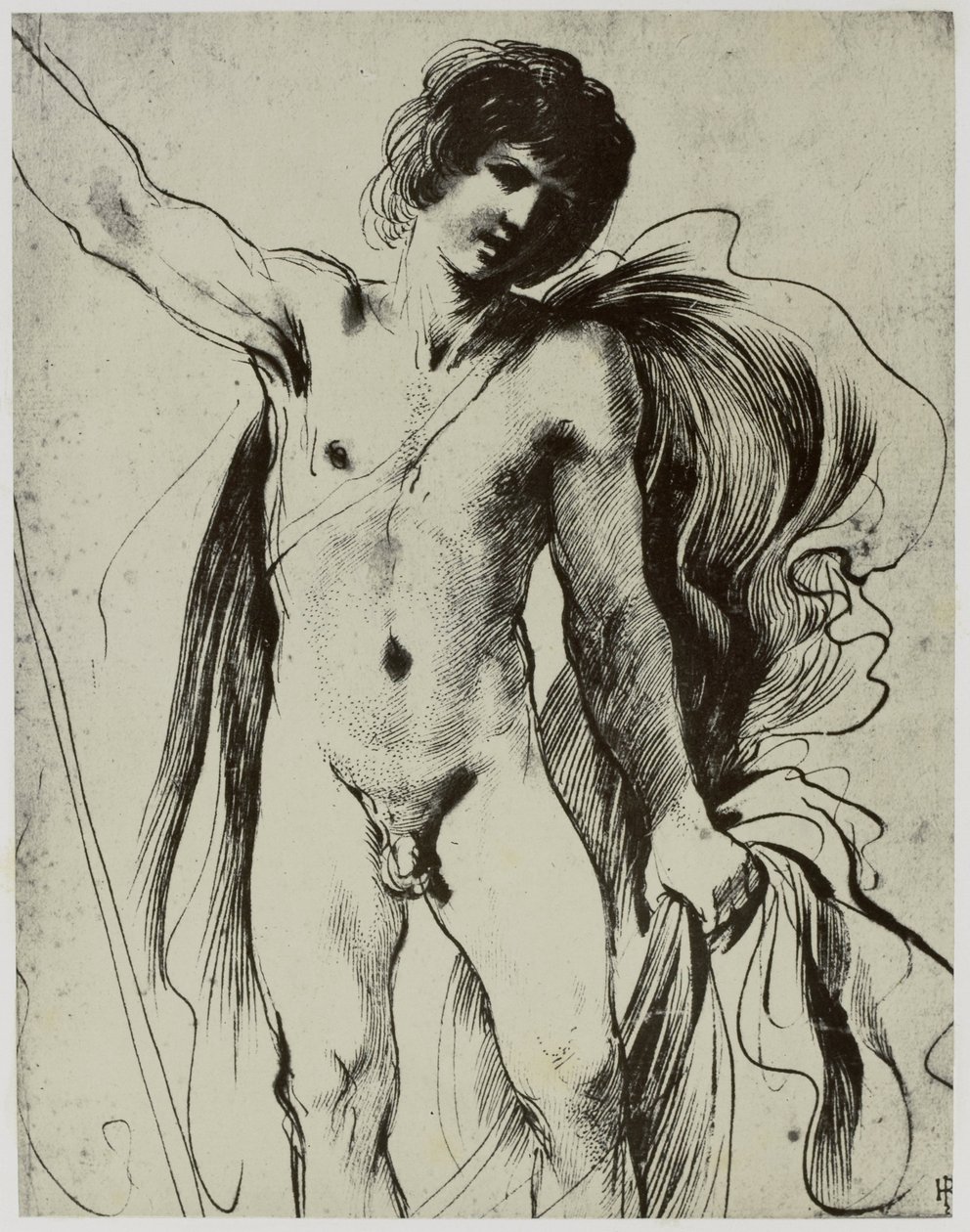 Guercino, en ungdom av Philip Henry Delamotte