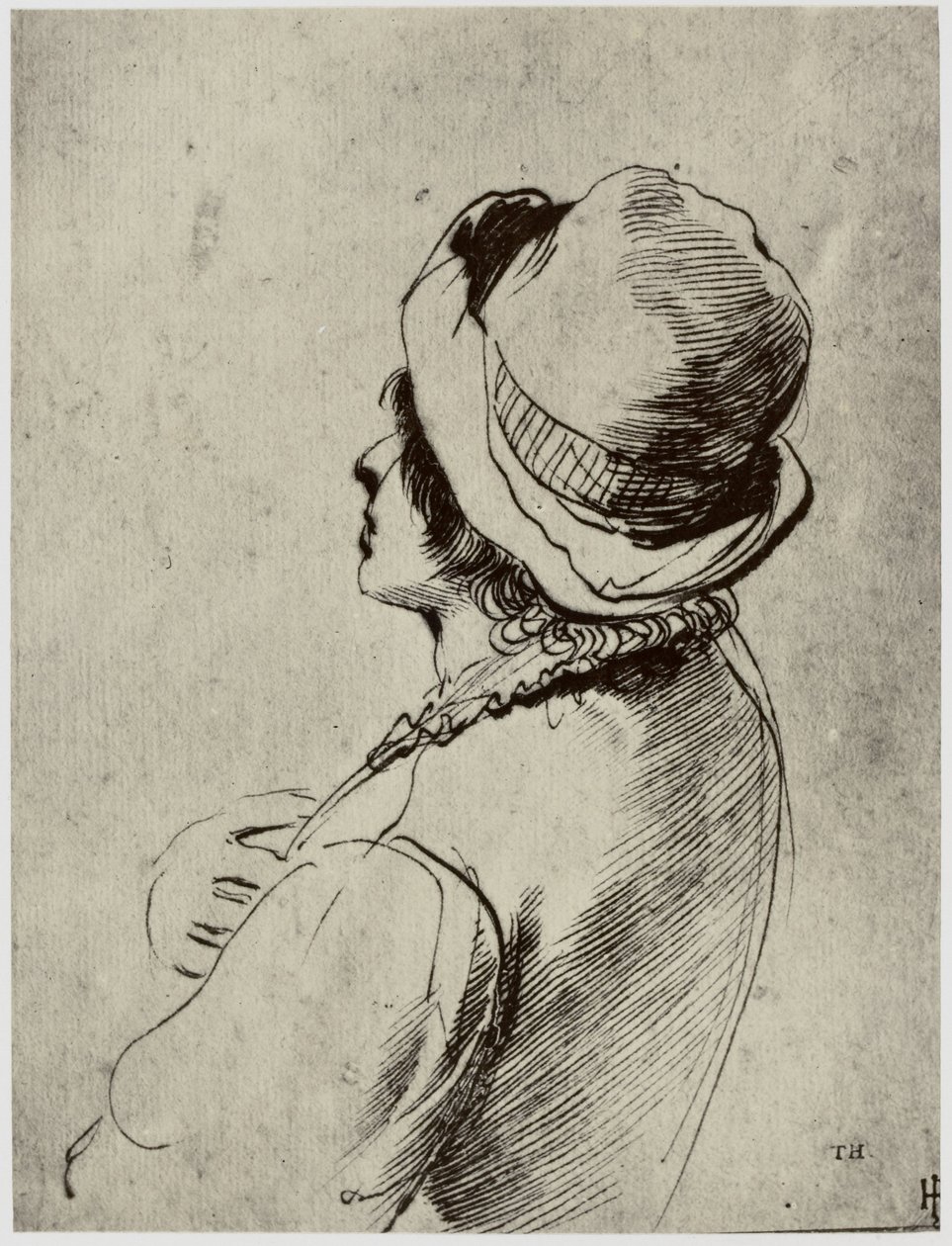 Guercino, älskaren av Philip Henry Delamotte