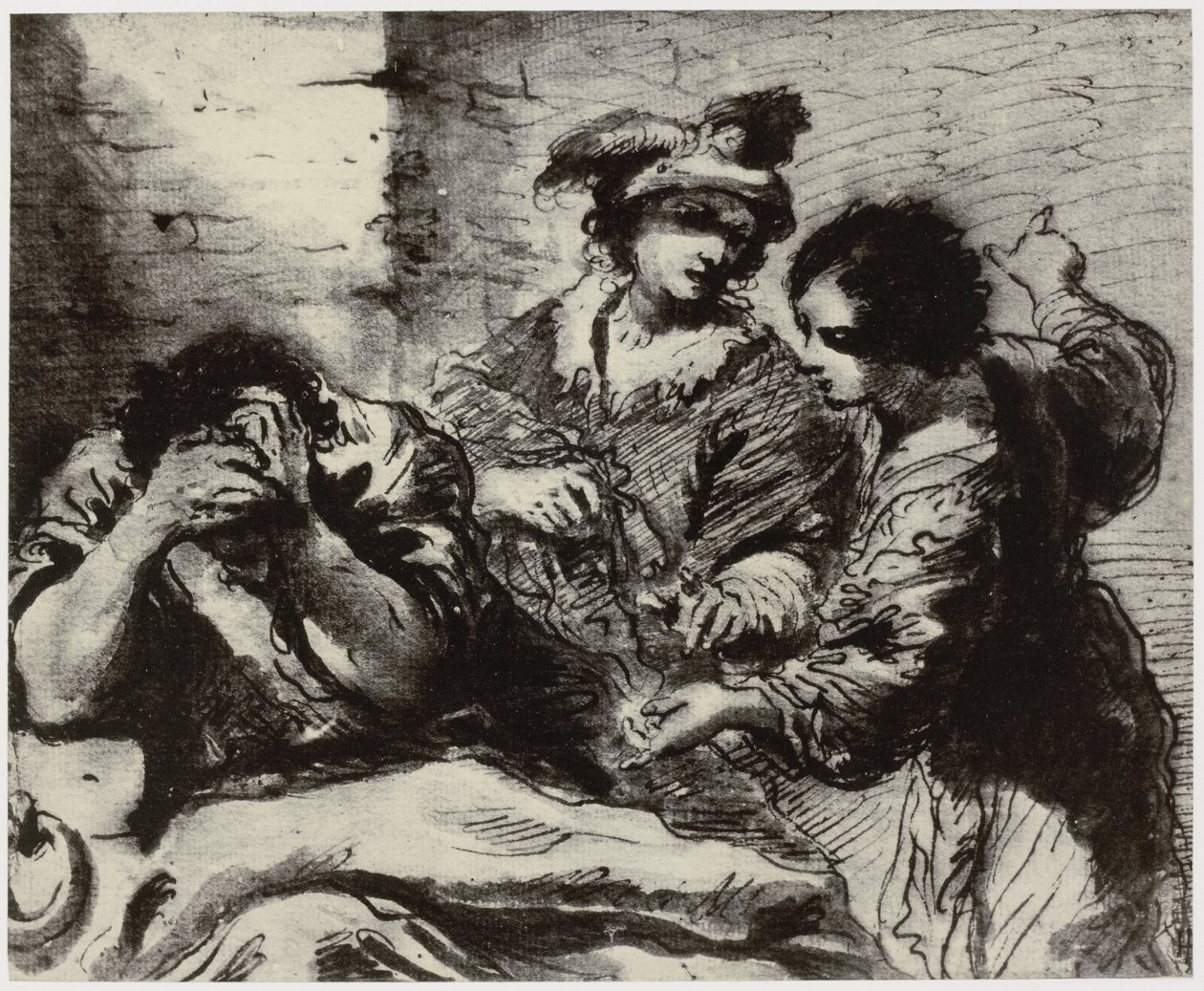 Guercino, Fången av Philip Henry Delamotte