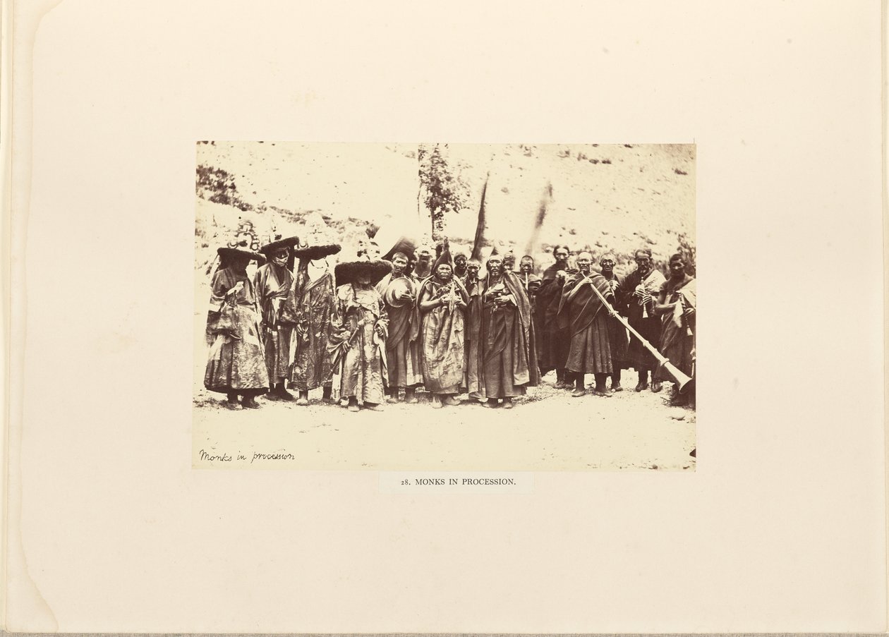 Munkar i procession av Philip Henry Egerton