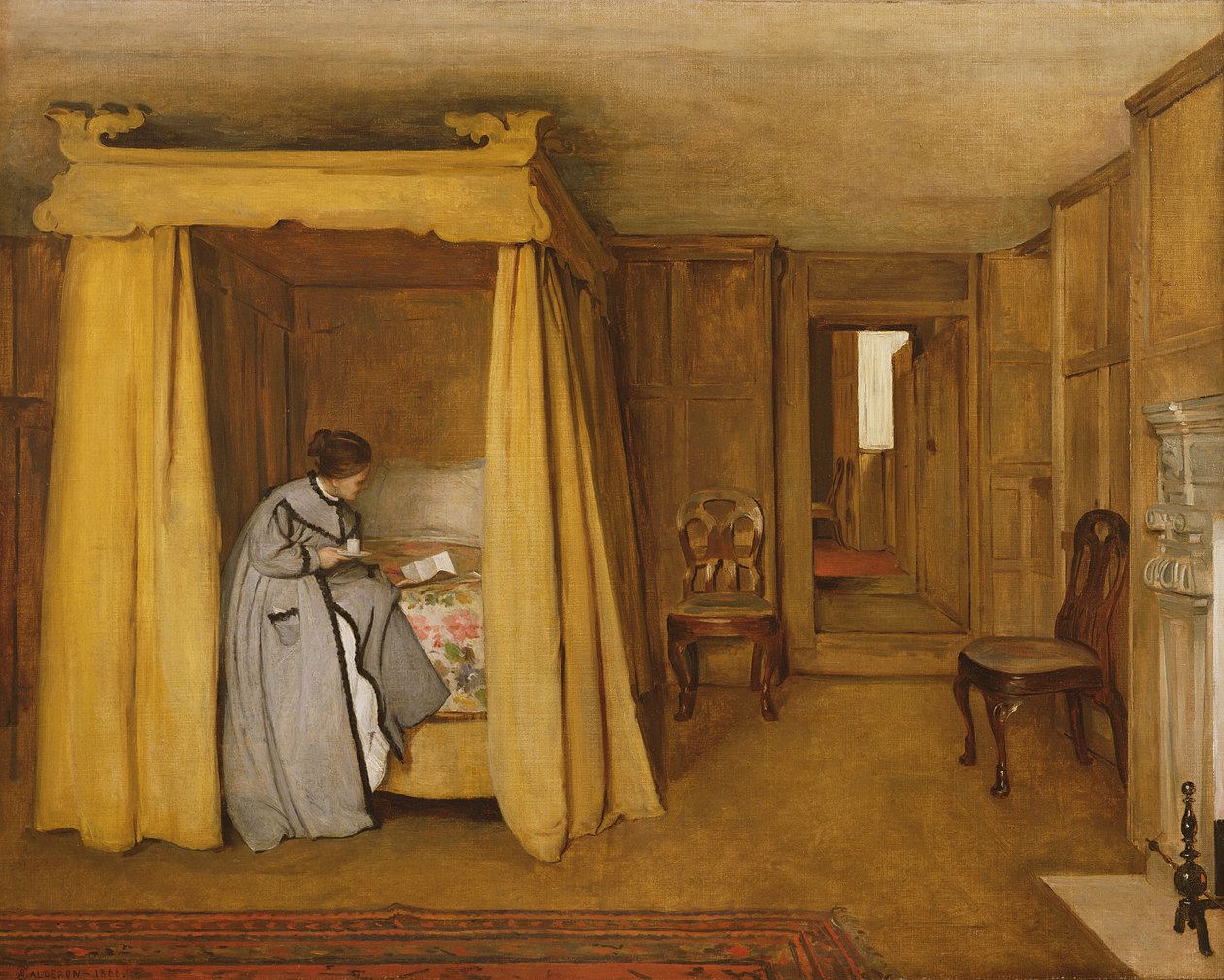 Brevet, 1866 av Philip Hermogenes Calderon
