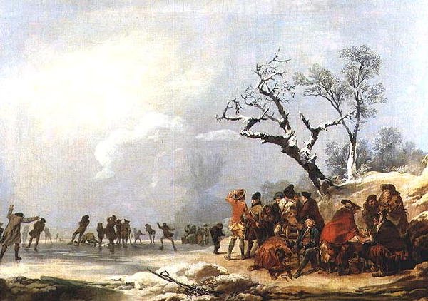 Skridskoåkning av Philip James de Loutherbourg