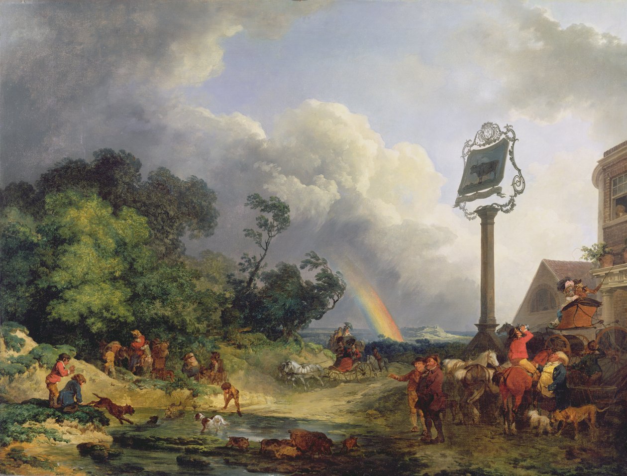 Regnbågen av Philip James de Loutherbourg