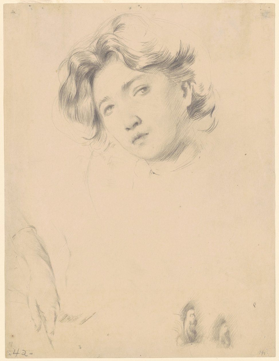 Studie av en flicka av Philip Leslie Hale