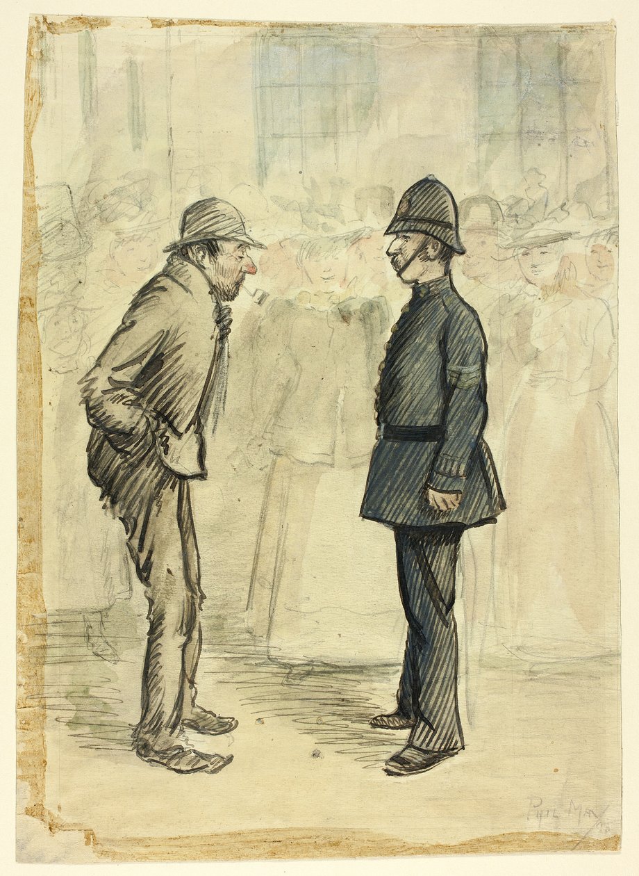 Polis och luffare av Philip William May
