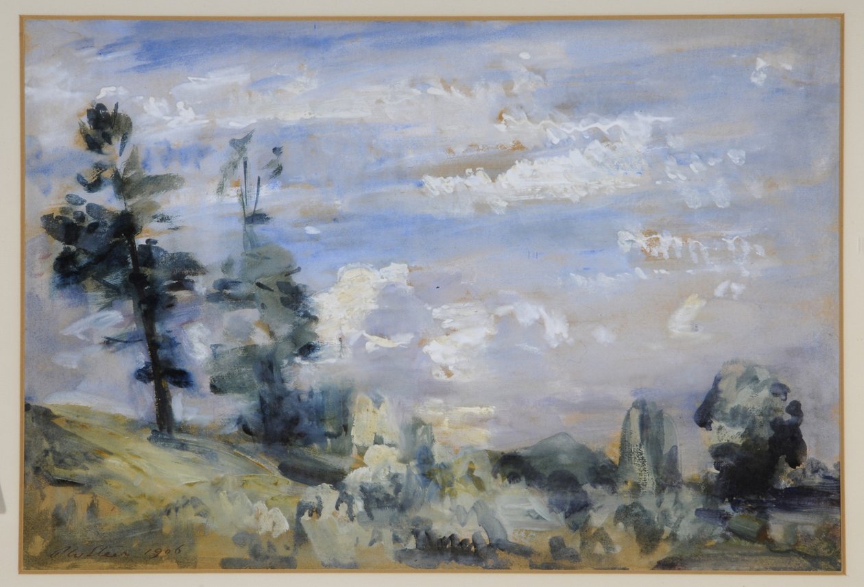 En blåsig morgon av Philip Wilson Steer