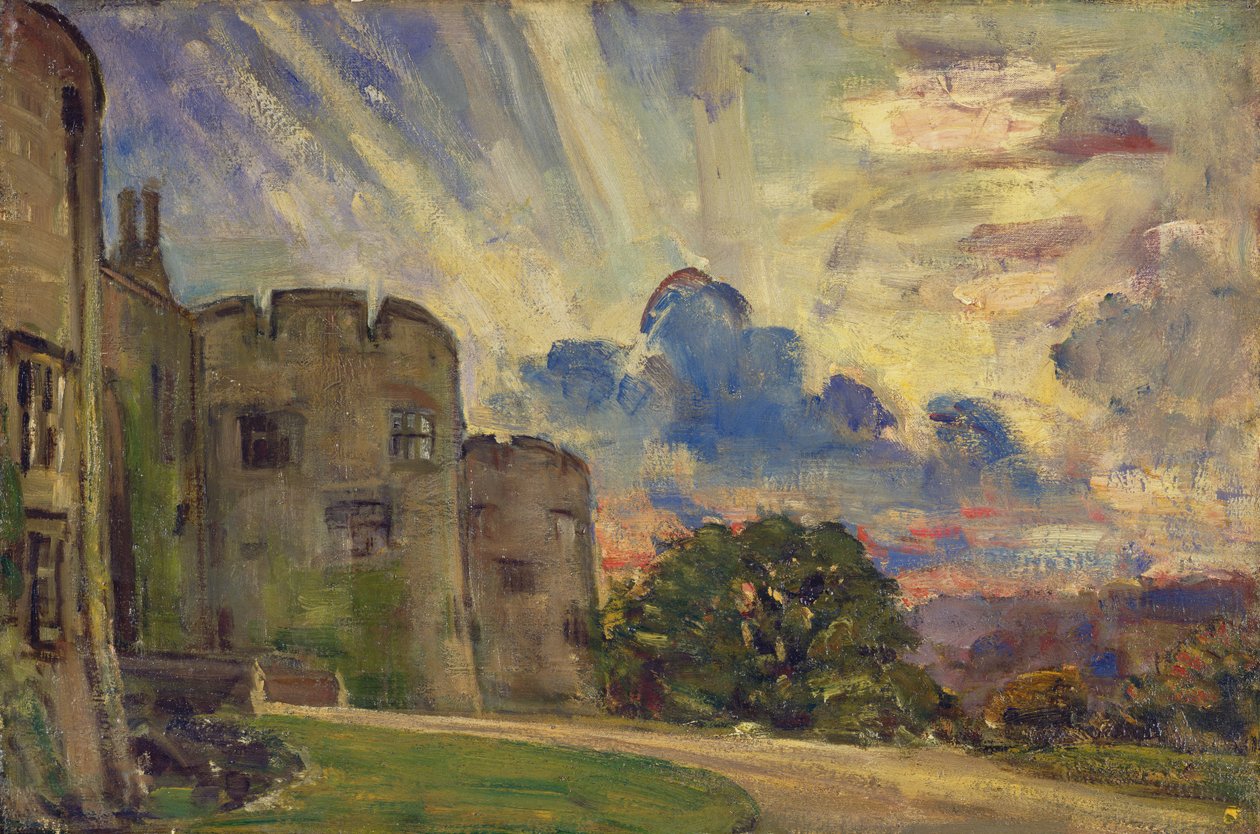 Chirk Castle (olja på duk) av Philip Wilson Steer