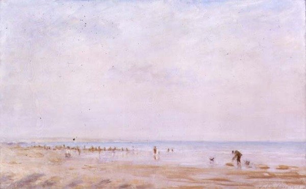 Gräver efter bete, Shoreham av Philip Wilson Steer