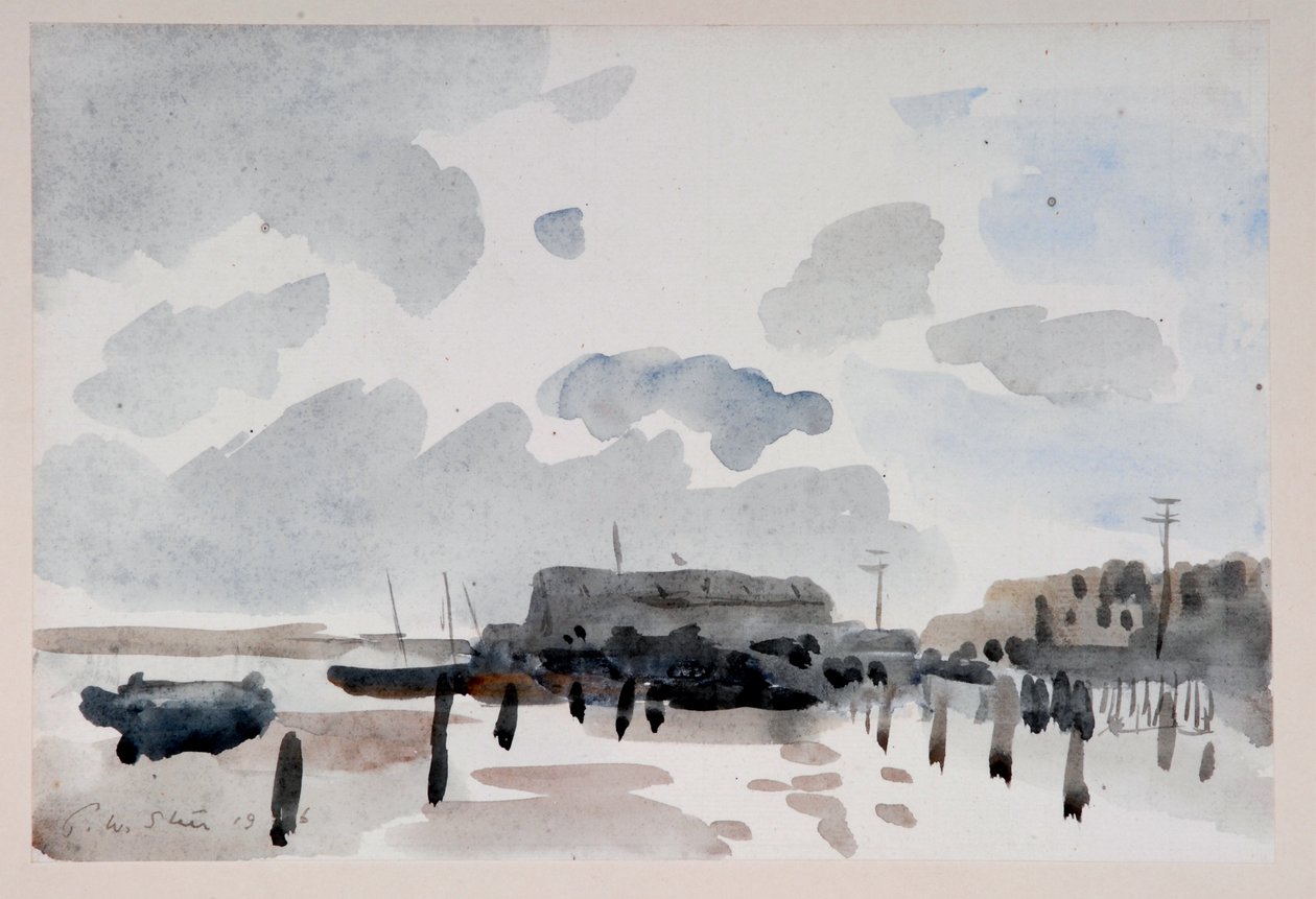 Kajen, Shoreham av Philip Wilson Steer