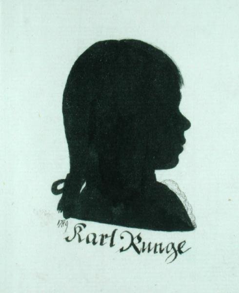 Karl Runge, 1789 (indisk bläck på papper) av Philipp Otto Runge