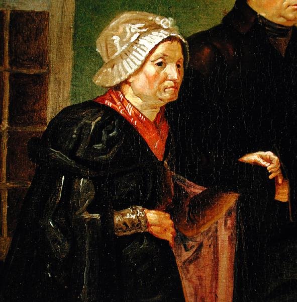 Magdalena Dorothea Runge (1737-1818) från The Parents of the Artist (liten version) av Philipp Otto Runge