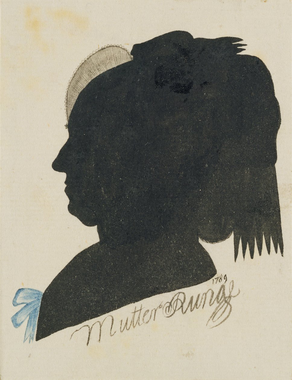 Magdalena Runge (Moder Runge), 1789 (indisk bläck och wc på papper) av Philipp Otto Runge