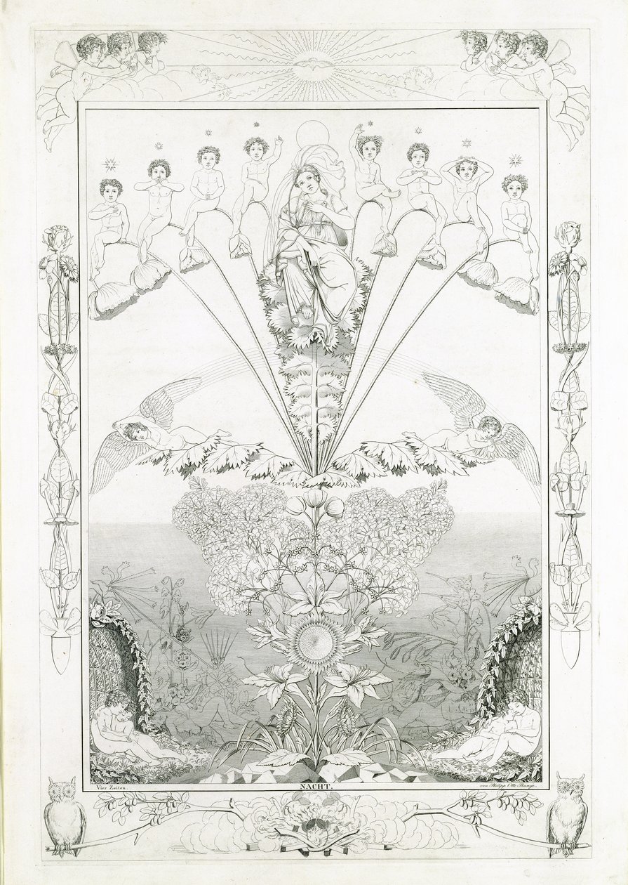 Natt, 1805 av Philipp Otto Runge