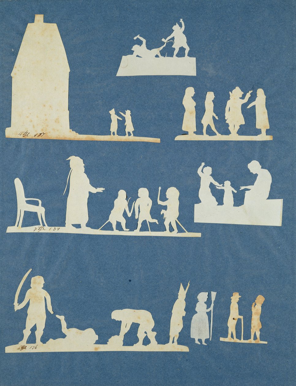 Old Tales (collage på papper) av Philipp Otto Runge