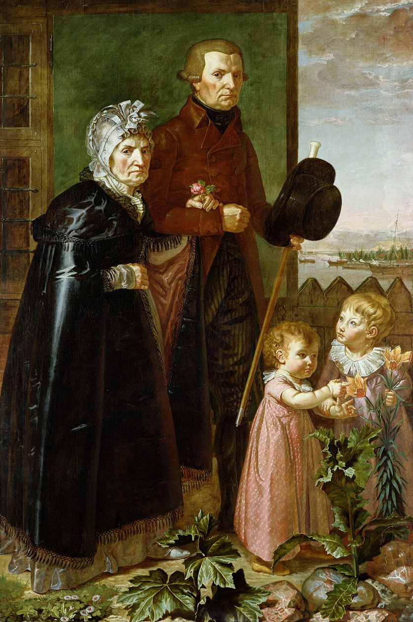 Konstnärens föräldrar, 1806 av Philipp Otto Runge