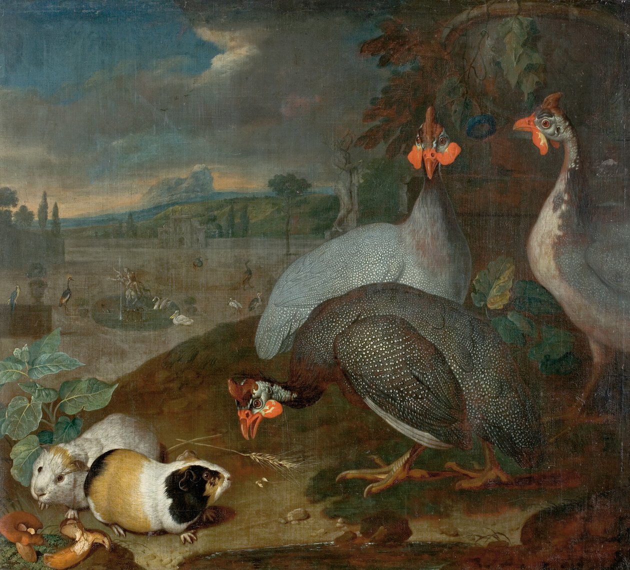Marhöns med marsvin av Philipp Ferdinand de Hamilton