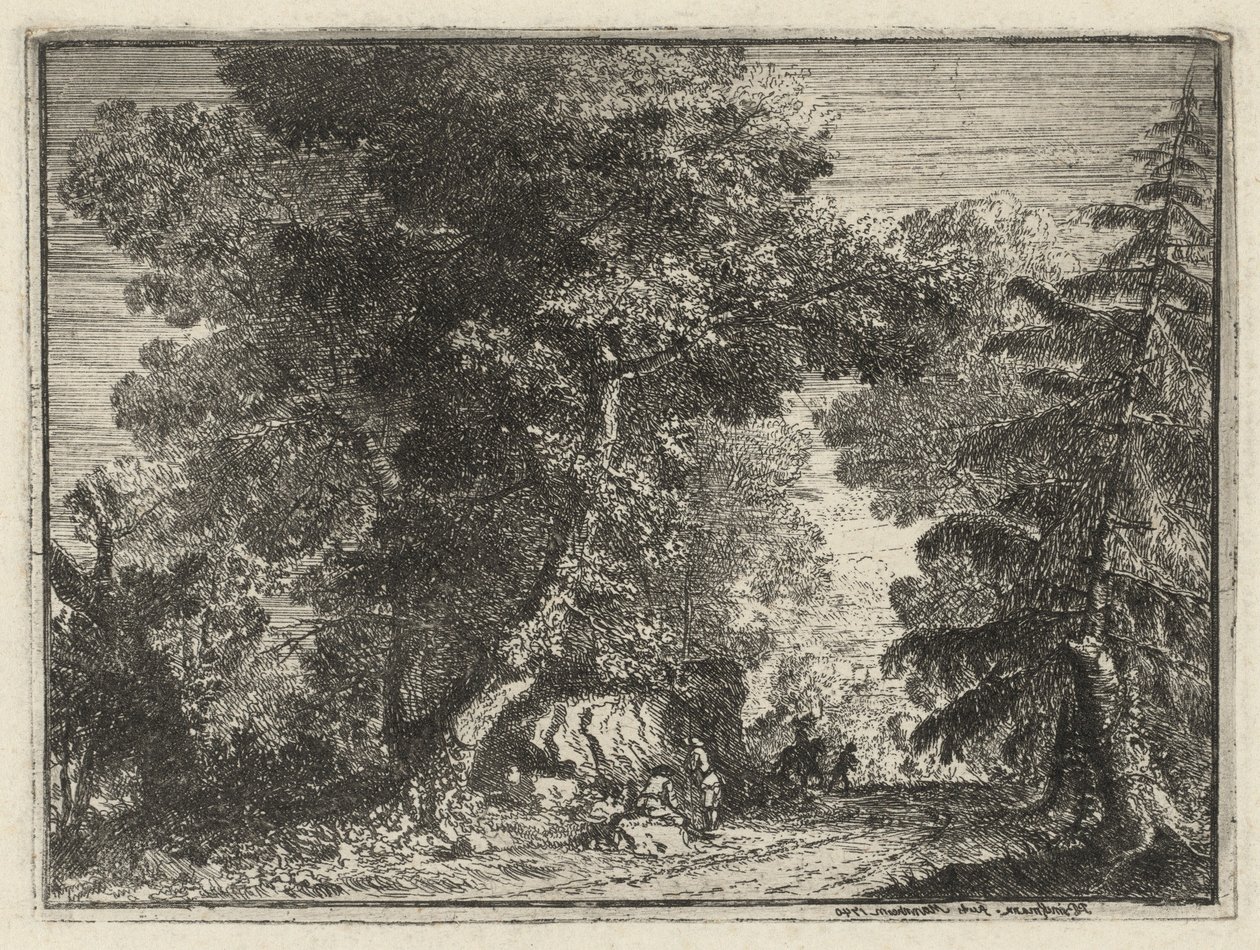 En väg genom skogen av Philipp Hieronymus Brinckmann