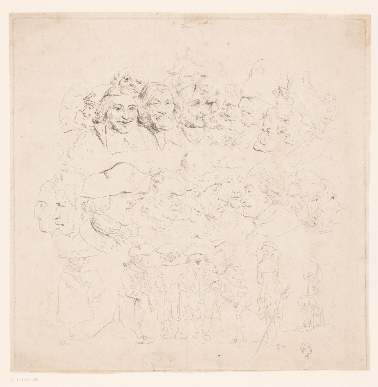 tecknade serier av Philipp Jacques Loutherbourg (I) (attributed to)