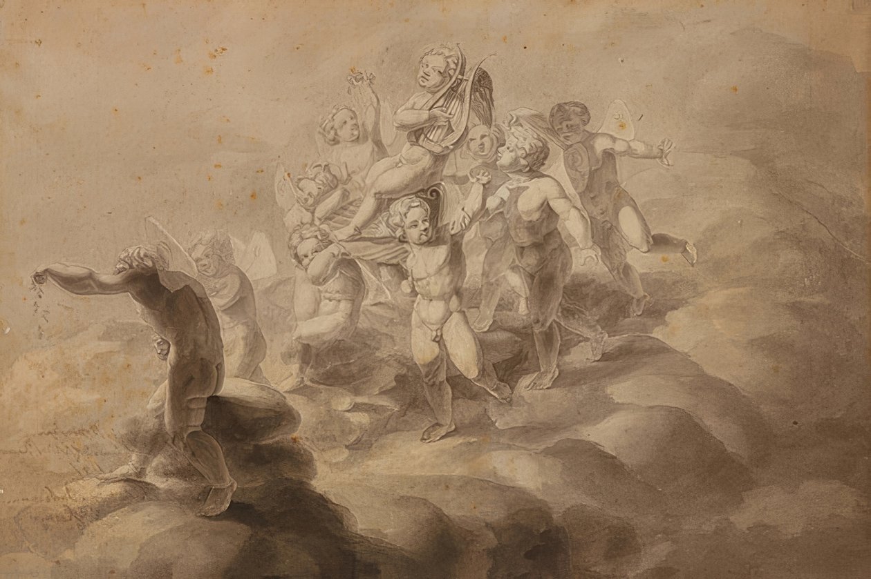 Kärlekens triumf. 1800 av Philipp Otto Runge