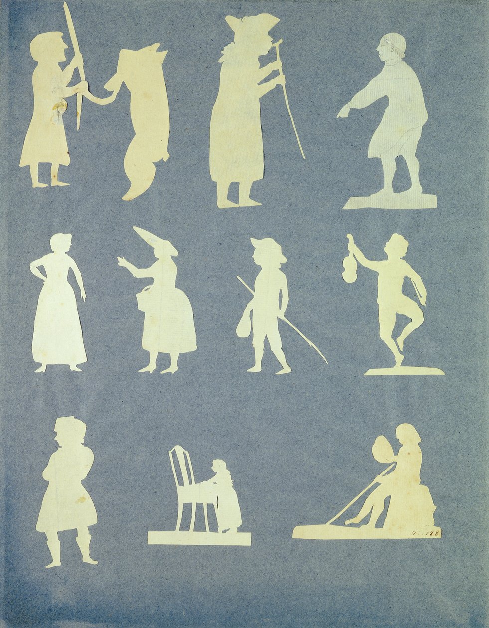 Old Tales (collage på papper) av Philipp Otto Runge