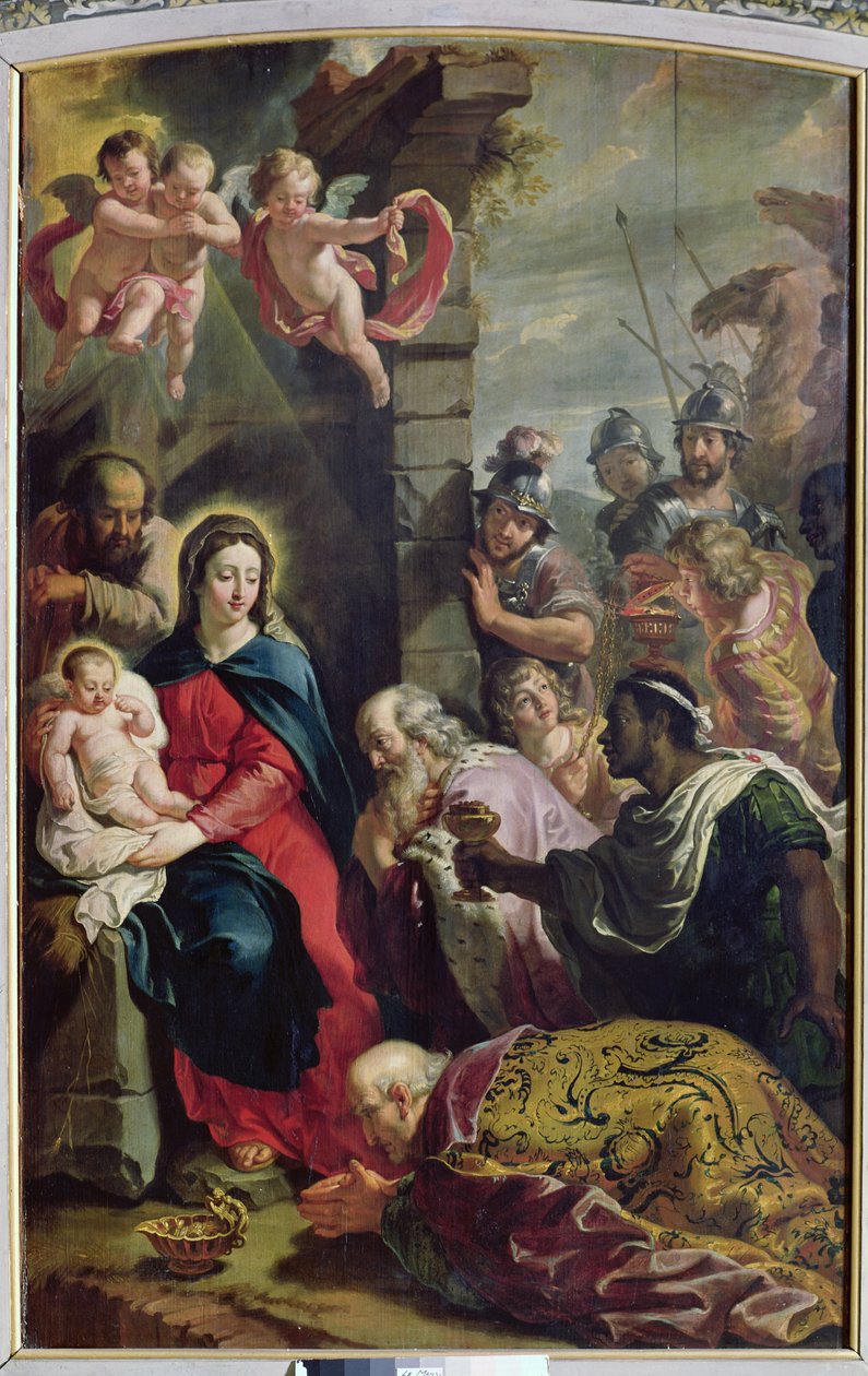 Tillbedjan av Magi av Philippe de Champaigne